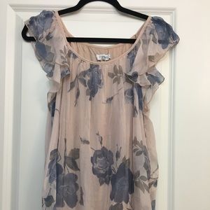 “HOST PICK” Silk Floral Top